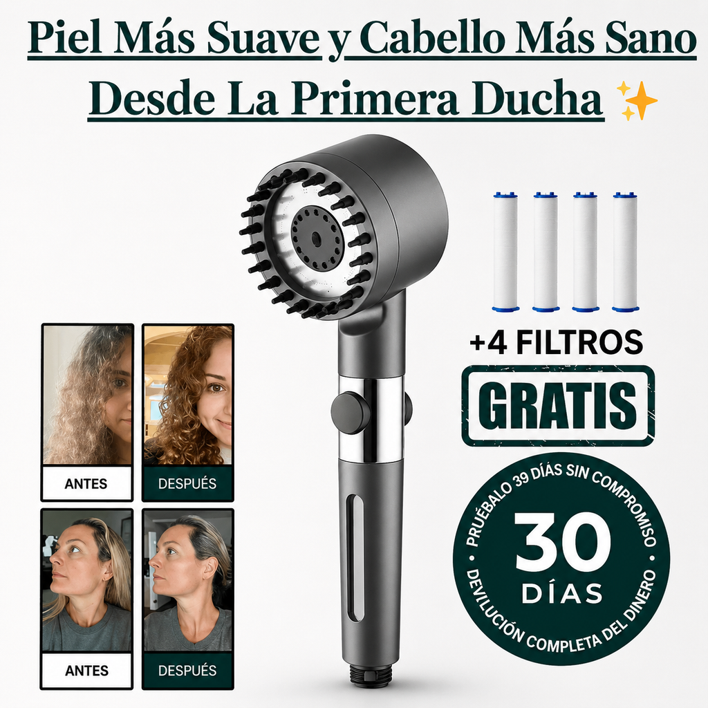 PACK AHORRO — 1 Alcachofa + 4 Filtros
