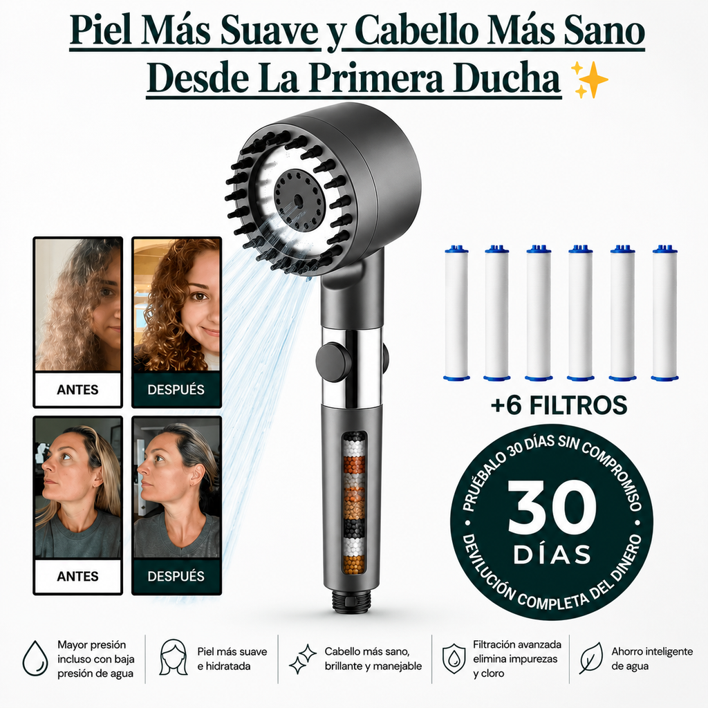 PACK PREMIUM — 1 Alcachofa + 6 Filtros